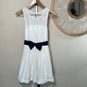 Abercrombie white lace tulle party dress NWT size XL
